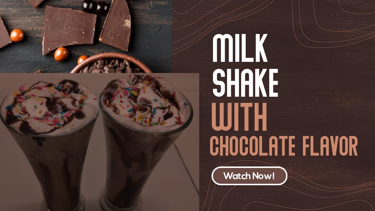 Milkshake I Chocolate Milkshake Recipe I কফিশপ স্টাইল মিল্কশেক ।