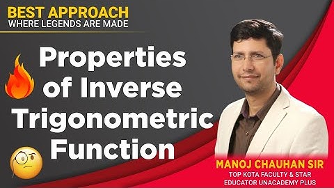 🔥 Properties of ITF [Part - 3] | by Manoj Chauhan Sir - Best Approach