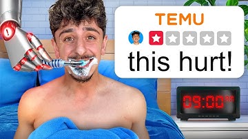 I Survived 24 Hours Using ONLY Temu Products!