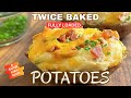 Twice Baked Potatoes With Bacon & Roasted Garlic