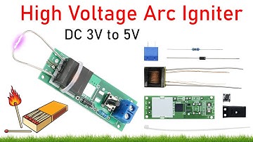DC 3V-5V DIY Kit High Voltage Generator Arc Igniter Lighter Kit For DIY Electronic Production Suite
