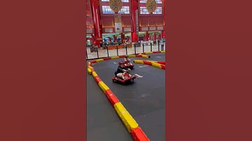 Kids make Go Karting look easy  #haydarandfreya #shorts #gokart