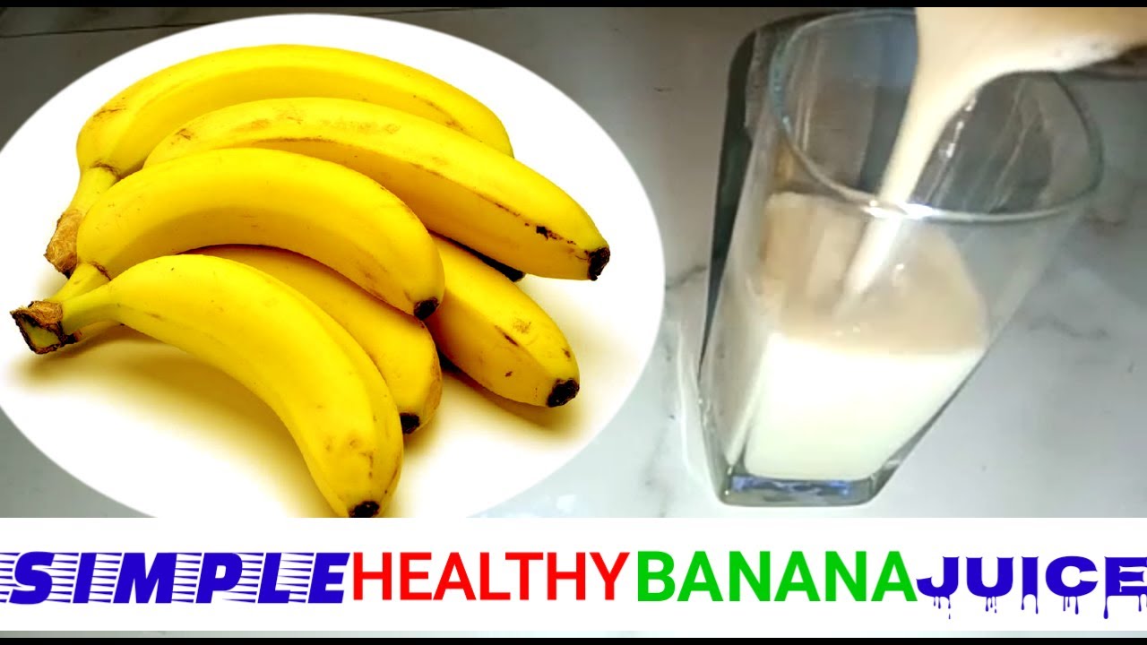 Banana Juice, Banana Recipes, How To Make Banana Juice