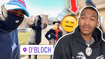 THIS LAME PRETTYBOYFREDO WENT TO OBLOCK FOR CLOUT 😑 (REACTION)