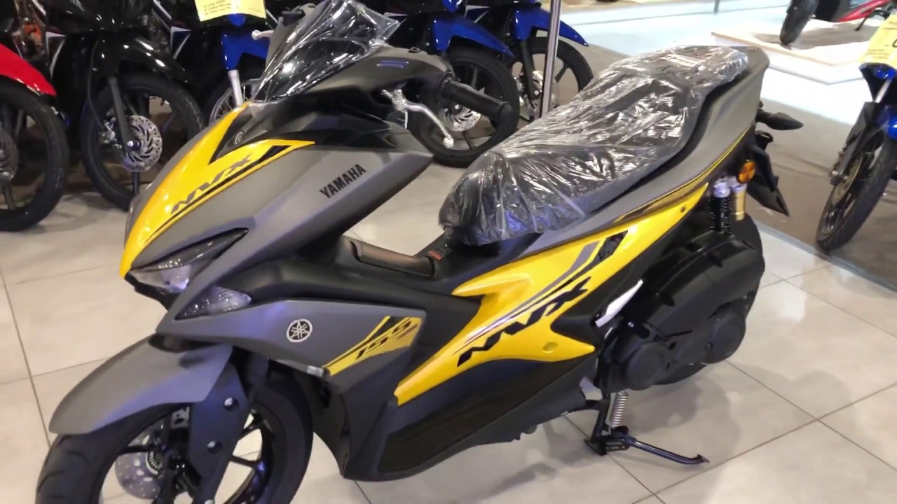 Yamaha NVX New 2019 walkaround Yellow Grey YouTube