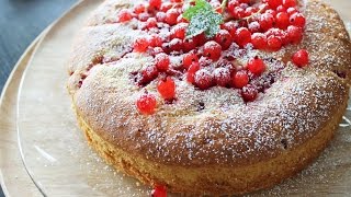 Cake with Cottage Cheese and Berries - a Midsummer Nights Dream