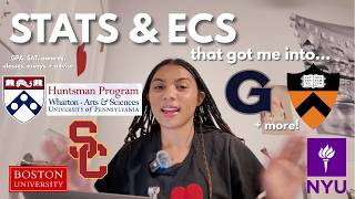 stats & ecs that got me into Princeton, UPenn Huntsman, Georgetown, USC, NYU + more | GPA, SAT, etc.
