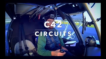 THE IKARUS C42 First Solo | Circuits | Pattern Work | ATC | Cockpit Audio |