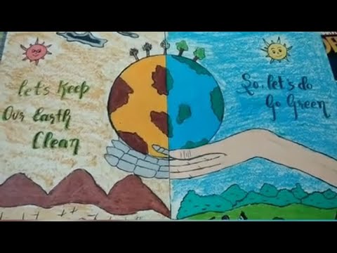 Go Green Drawing#easy#simple - YouTube