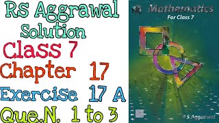 Constructions | Class 7 Exercise 17A Question 1,2,3| Rs Aggarwal | @mdsirmaths