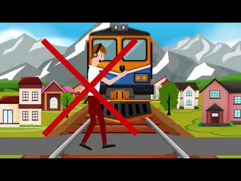 Запоминаем правила безопасности при переходе через железную дорогу