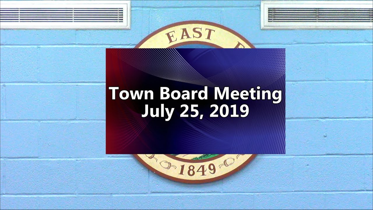 Town Board Meeting 72519 YouTube