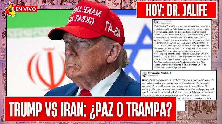 Trump vs Irán: ¿Paz o trampa? | Dr. Jalife lo analiza en vivo
