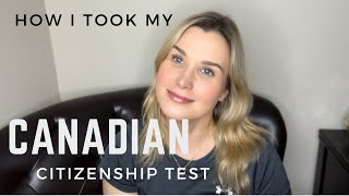 How I took my Canadian citizenship test