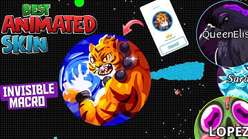 GHOST MACRO 👻 + NEW CUSTOM LEVEL 3 SKIN HACK AGARIO !! اقاريو جديد سكن لفل ٣ (Agar.io Mobile)