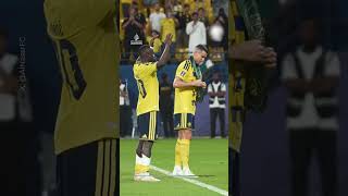 Full Ronaldo waves Saudi-flag scarf after match interrupted by missile alert | #AJ shorts Update