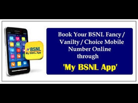 bsnl vip number online booking youtube phone number book online