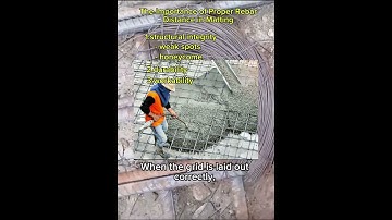 Why Proper Rebar Spacing is the Key to Strong and Durable Concrete Structures🏠 #home
