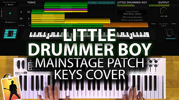 Little Drummer Boy MainStage patch keyboard cover- for KING & COUNTRY