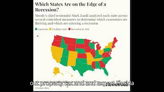 🚨 State Recession Warning! Moody's Report