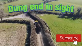Dung spreading with a view on steep ground. Episode 142