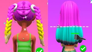 BRAİD SALON 🌈 All Levels Walkthrough Gameplay Android iOS (Part1) NEW LEVELS screenshot 2