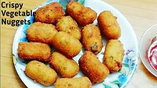 Crispy Vegetable Nuggets in Tamil | Evening Time Snacks Recipe | Healthy Snacks Recipe/Nuggets Bites