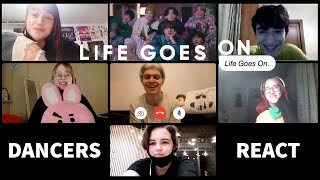 KPOP COVER DANCERS REACT TO BTS &quot;LIFE GOES ON&quot; M/V |  (K.O.T Cafe) Latvia