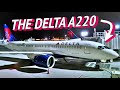Flying Delta's A220-100 from Boston to Detroit