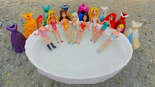 Download Lagu Cute Miniatures Disney Princess Frozen ELSA \u0026 Annall! elsa satisfying unboxing MP3