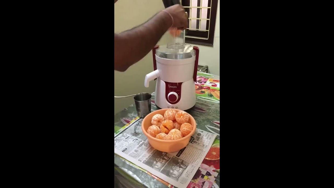 Best Orange Juice With Philips Juicer HL7705