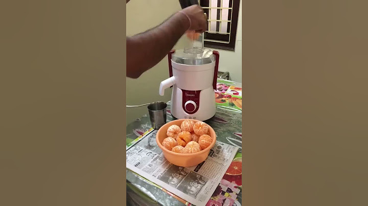 Best Orange Juice with Philips Juicer HL7705