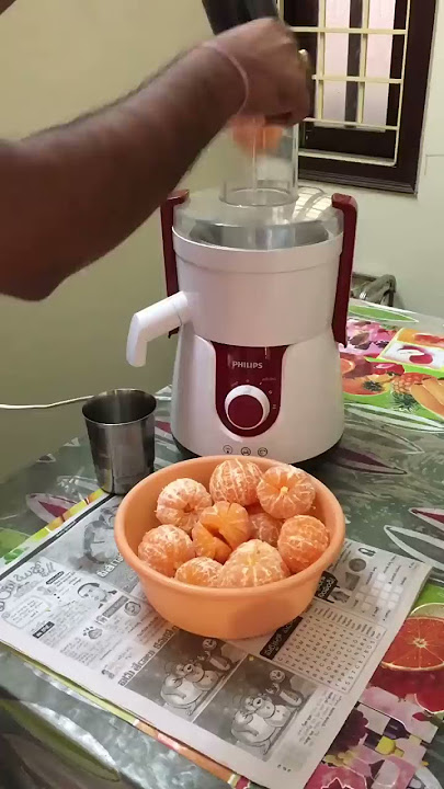 Best Orange Juice with Philips Juicer HL7705