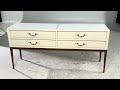 Tommi Parzinger For Parzinger Originals Mid Century Milk Glass Top Console Credenza Tommi Parzinger For Parzinger Originals Mid Century Milk Glass Top Console Credenza