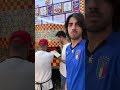 Italians building huge pizza cross  shorts