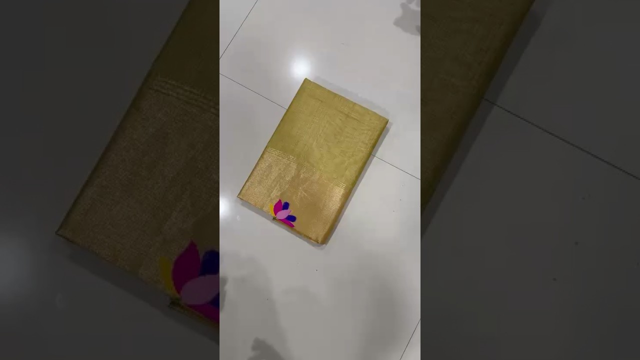 Soft Muga Cotton Swan Paithani Saree