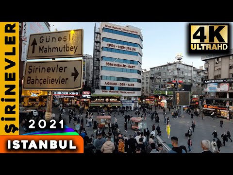 Şirinevler Bahçelievler Istanbul Walking Tour | İstanbul Bahçelievler ve Şirinevler 2021