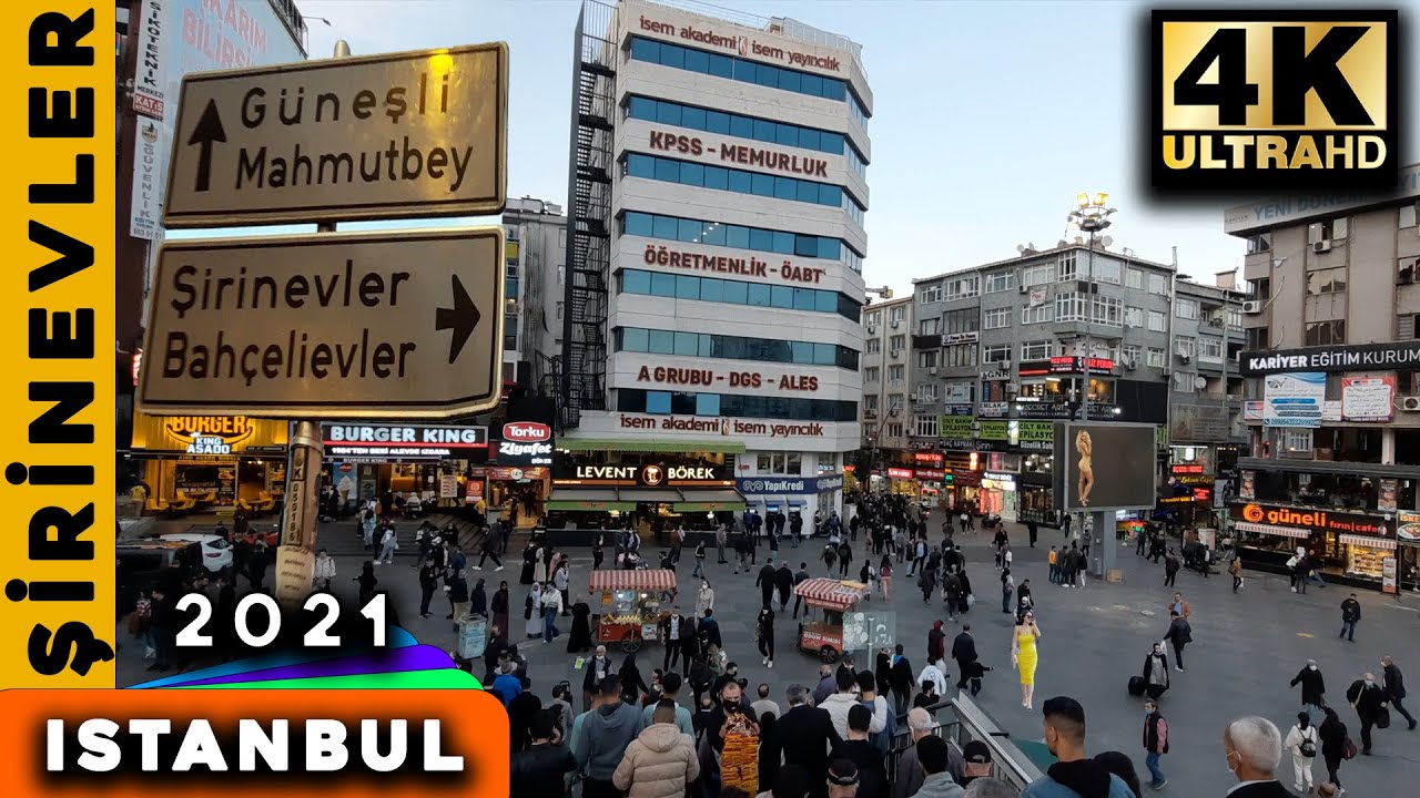 Şirinevler Bahçelievler Istanbul Walking Tour | İstanbul Bahçelievler ve Şirinevler 2021
