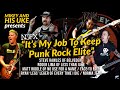 NOFX 'IT'S MY JOB TO KEEP PUNK ROCK ELITE' COVER- BELVEDERE, LESS THAN JAKE, NO USE FOR A NAME, ETID