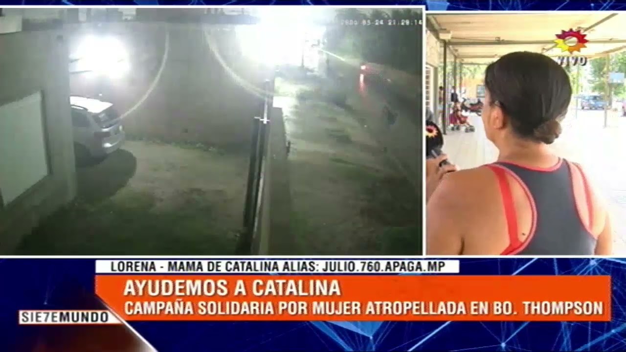 Piden ayuda para la mujer atropellada por un automovilista alcoholizado