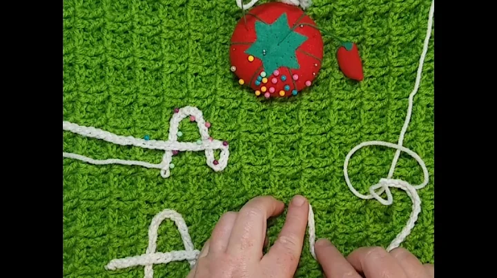 (Crochet) Easy Method to Add Lettering to Crochet and Knit Work