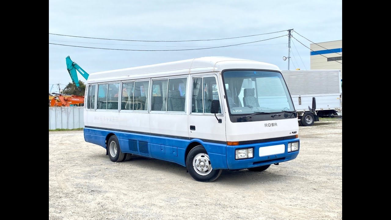 1995 Model, Mitsubishi Rosa Bus, 4D33 Engine, 29 Seats, Manual