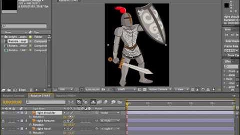 Adobe After Effects CS4 Tutorial 33 - Rotating