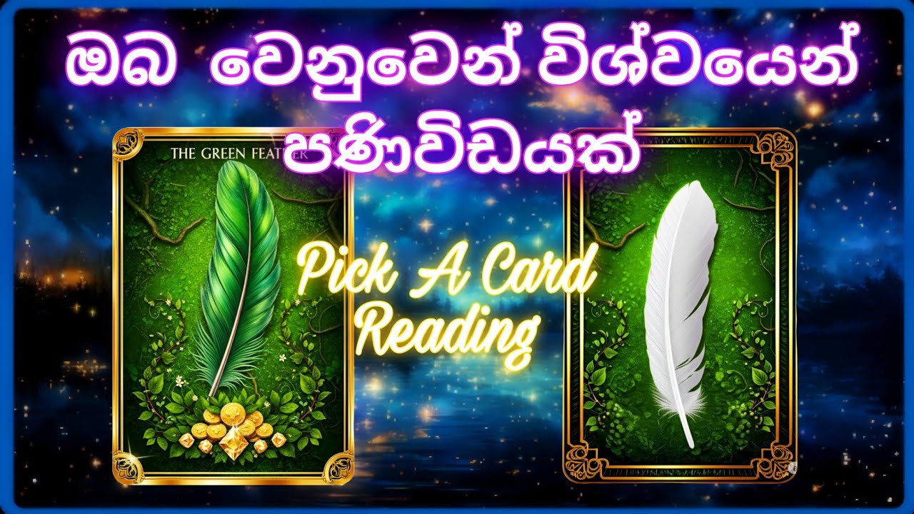 විශ්වයෙන් ඔබට පණිවිඩයක්  pick a Card Reading | #tarotcardreading #sinhala #astrology