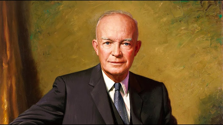 Before he was president, eisenhower was a general. what war was he in?