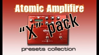 Atomic Amplifire Presets: X Collection