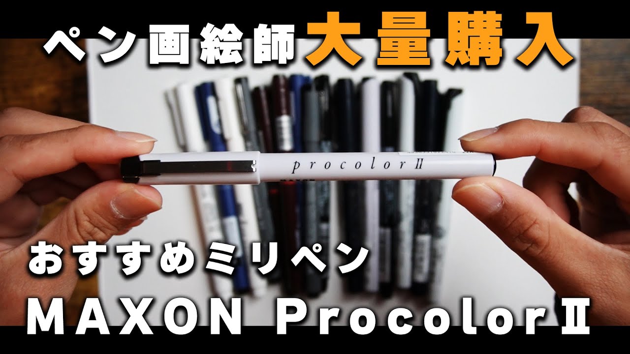 3000円】ペン画絵師がおすすめミリペンを大量購入してきたのでご紹介