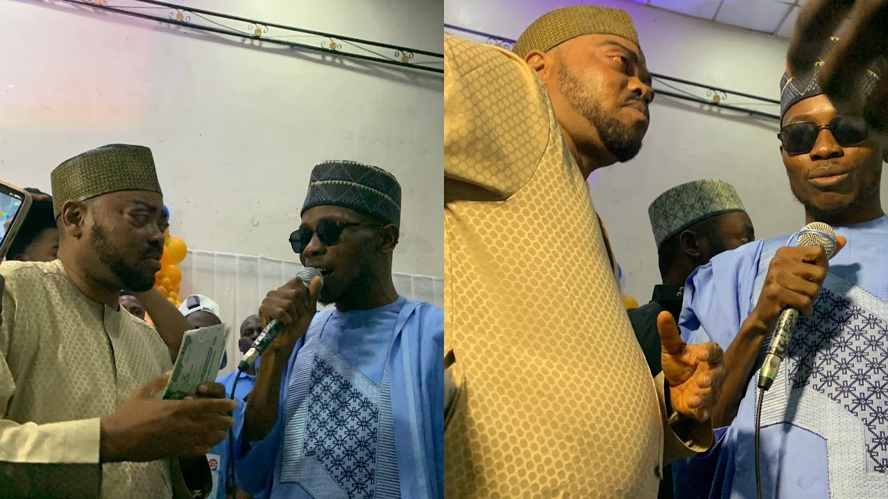 MOMENT SAOTY AREWA SHARED MIC WITH JUNIOR COLLEAGUE AT ODERE ELERENLA EVENT AS OTHER SINGS 
