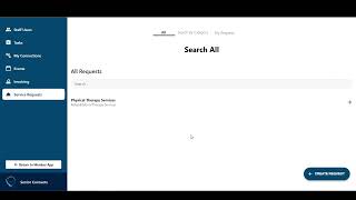How to create a service request