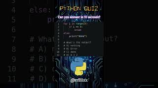 Python Tricky Quiz⚡️ #python #shorts #coding #programming